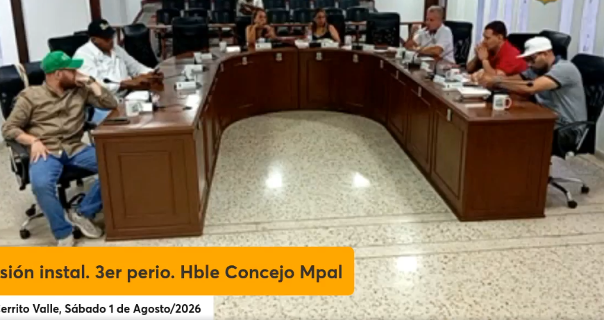 Instalación Concejo Municipal de El Cerrito